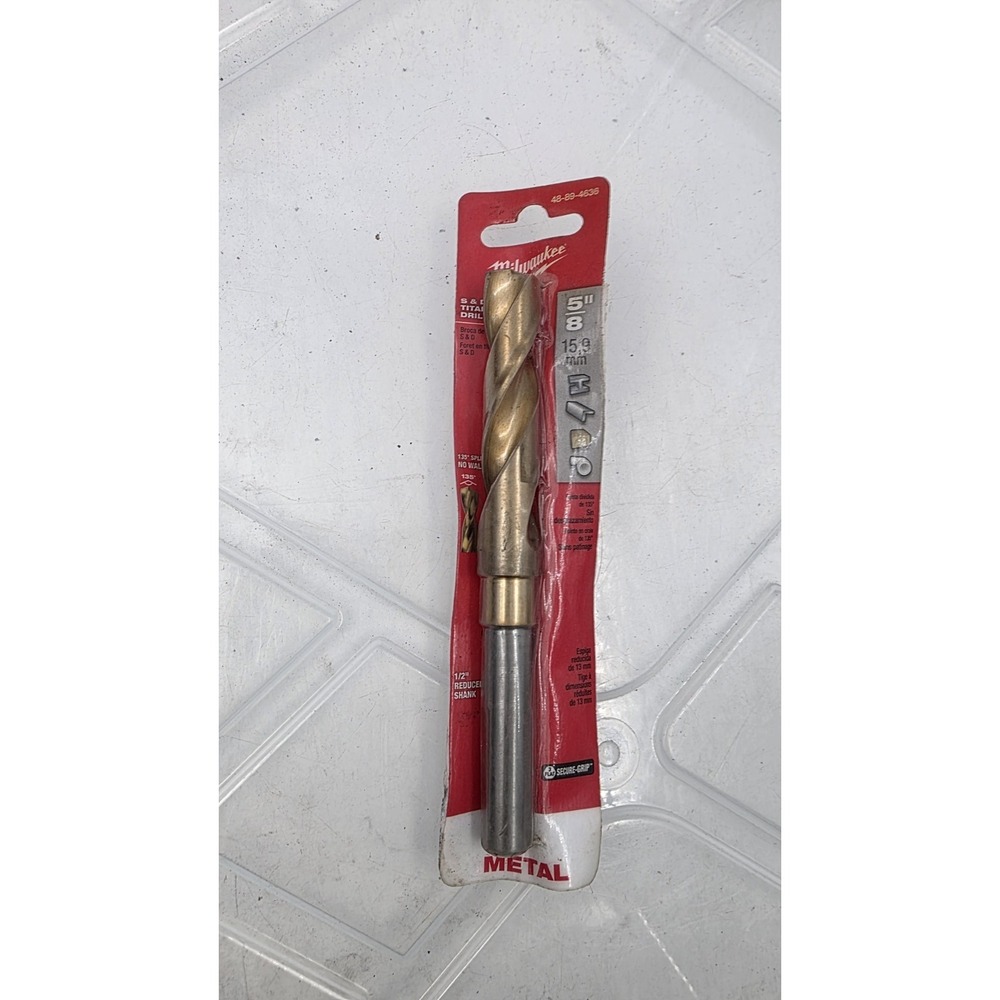 Milwaukee5/8 in. Titanium Silver and Deming Drill Bit